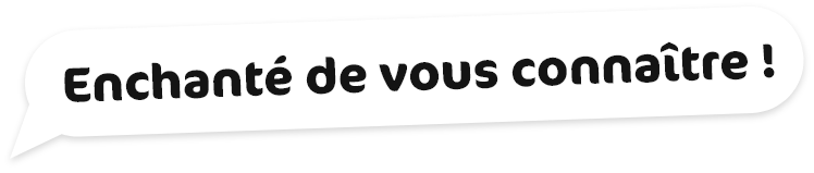 Une bulle de dialogue.