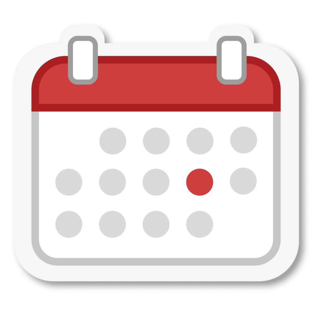 Un sticker calendrier.